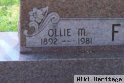 Ollie M. Ficke