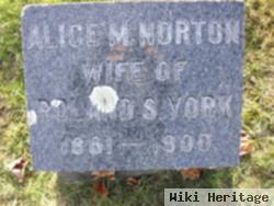 Alice M. Norton York