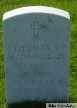 Thomas T Mcdaniel, Jr