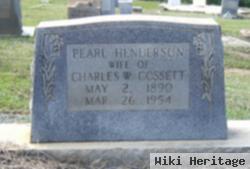 Pearl Henderson Gossett