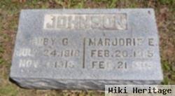 Marjorie E Johnson