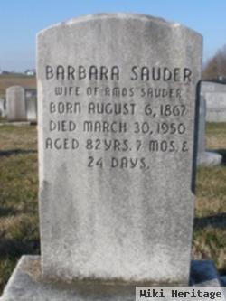 Barbara Martin Zimmerman Sauder