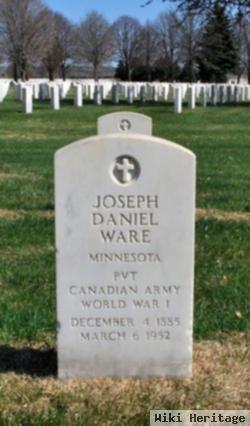 Pvt Joseph Daniel Ware