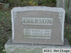 Harold W Everson