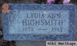 Lydia Ann Highsmith