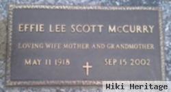 Effie Lee Scott Mccurry