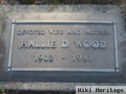 Hallie D Wood