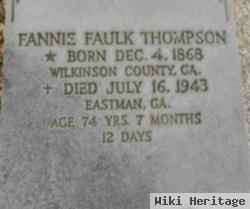 Fannie Faulk Thompson