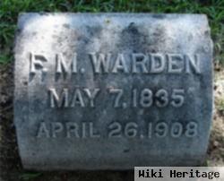 Francis Marion "f. M." Warden