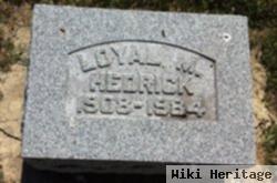 Loyal M Hedrick