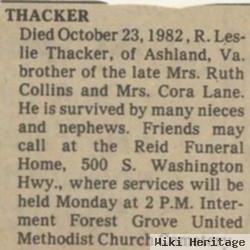 Robert Leslie Thacker