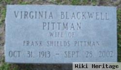 Virginia Blackwell Pittman