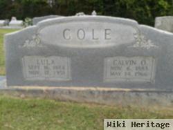 Calvin O Cole