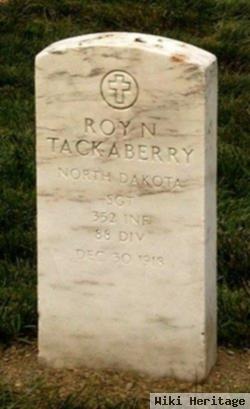 Sgt Roy N Tackaberry