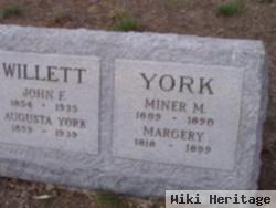 Miner M. York