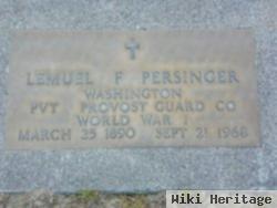 Lemuel F Persinger