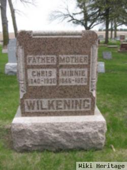 Wilhelmina "minnie" Pope Wilkening