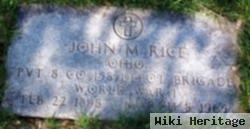 John M. Rice