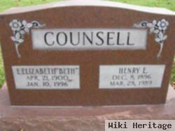 Henry Ernest Counsell