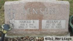 Harold B Jensen