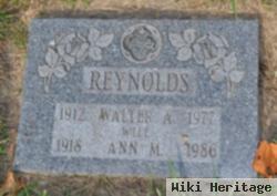 Walter A Reynolds