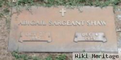 Abigail Sargeant Shaw