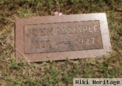 John M Maple