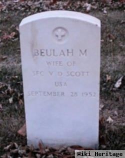 Beulah M Scott