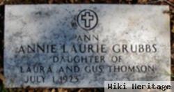 Annie Laurie "ann" Thomson Grubbs