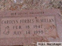 Carolyn Forbes Mcmillan