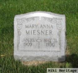 Mary Anna Zwicke Miesner