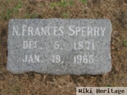 N Frances Sperry