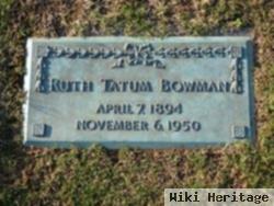 Ruth Tatum Bowman
