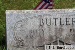 Mary Elizabeth "betty" Nann Butler