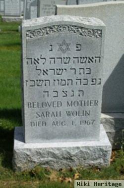 Sarah Cohen Wolin