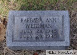 Barbara Ann Weidman