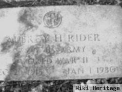 Aubrey H. Rider