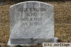 Alice Edwards Bond