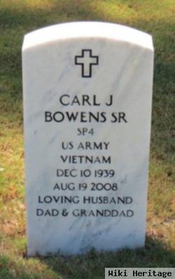 Spec Carl J Bowens, Sr