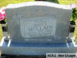 Mary E. Mcclain