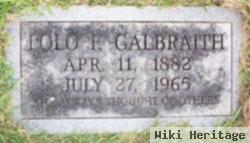 Lolo F. Galbraith