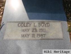 Coley L Boyd