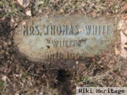 Mrs Thomas "whitey" White