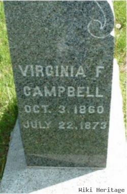 Virginia F Campbell