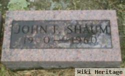 John Franklin Shaum