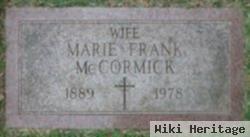 Marie F "re" Brown Mccormick