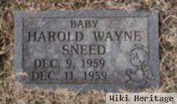 Harold Wayne Sneed