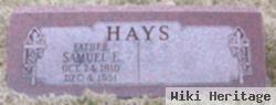 Samuel F Hays