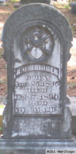 Robert Dixon Bridger, Sr