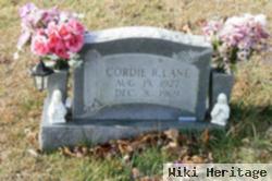 Corinne Ruth "cordie" Salyer Lane
